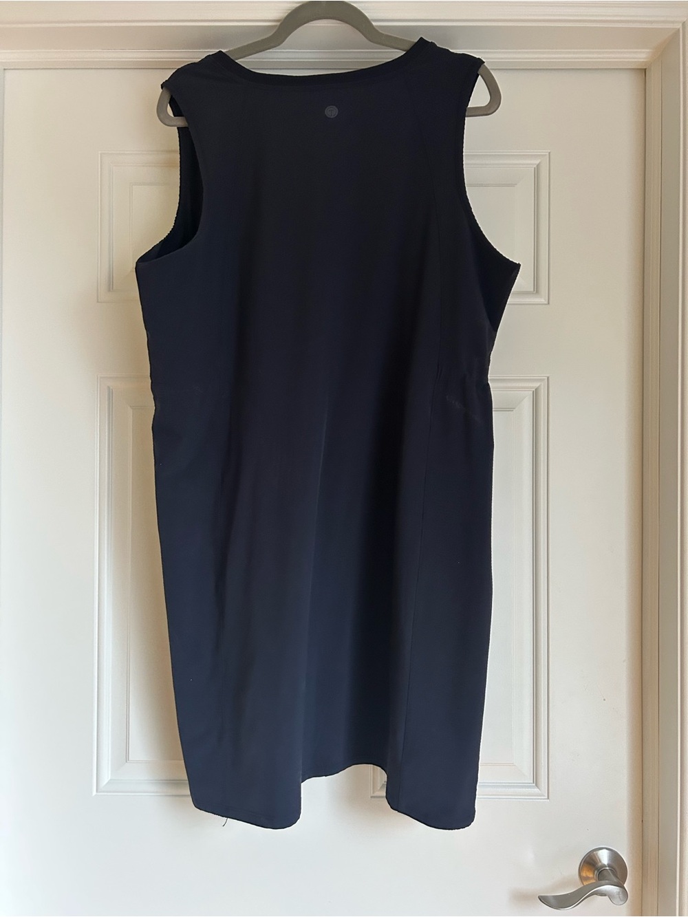 Talbots Navy Sleeveless Drawstring Shift Dress - Picture 5 of 5